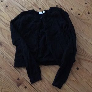 Black cardigan